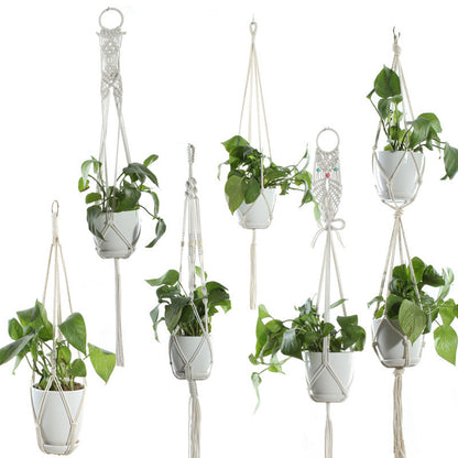 Hanging Basket Cotton Rope Plant Hanger