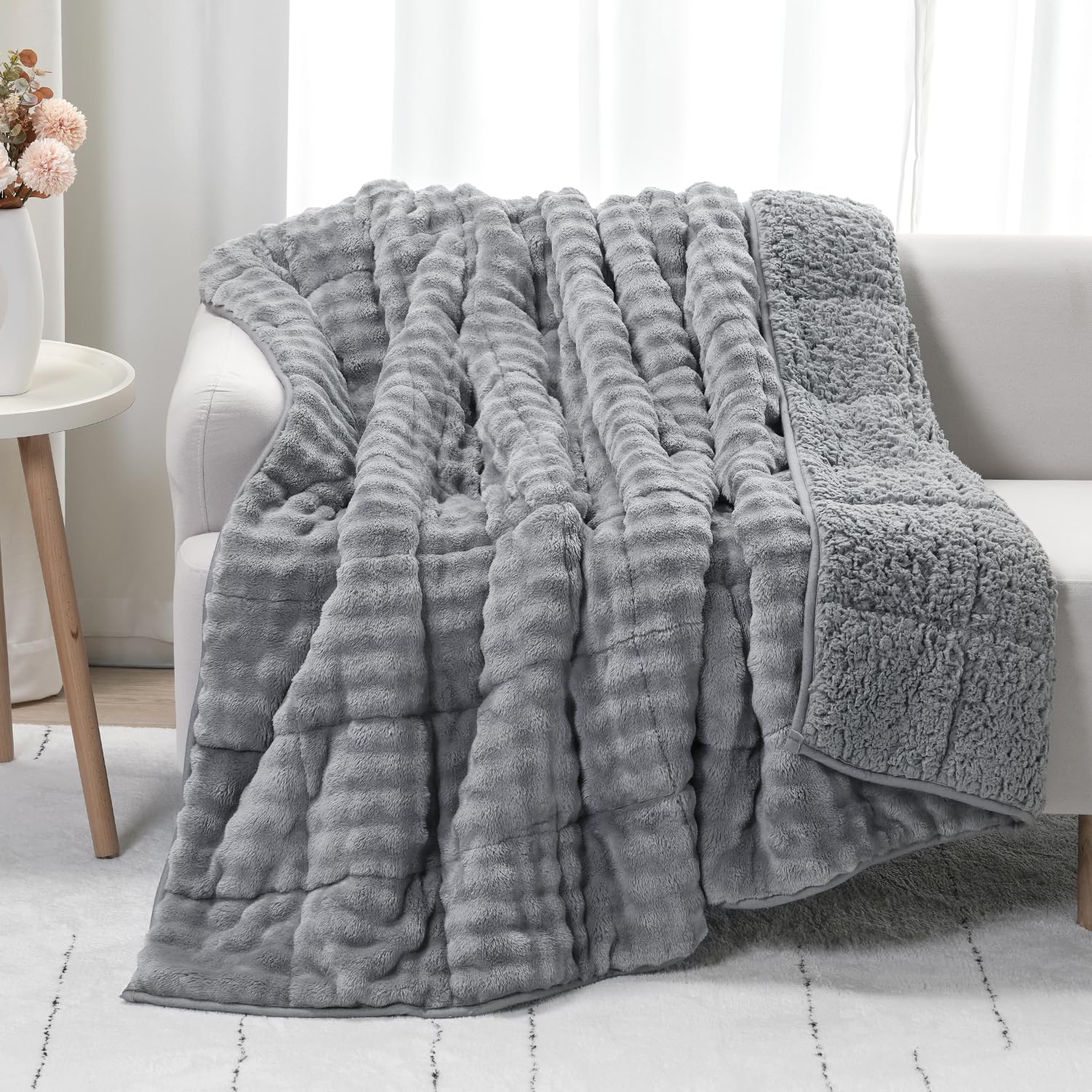 Heavy Weighted Blanket with Ceramic Beads