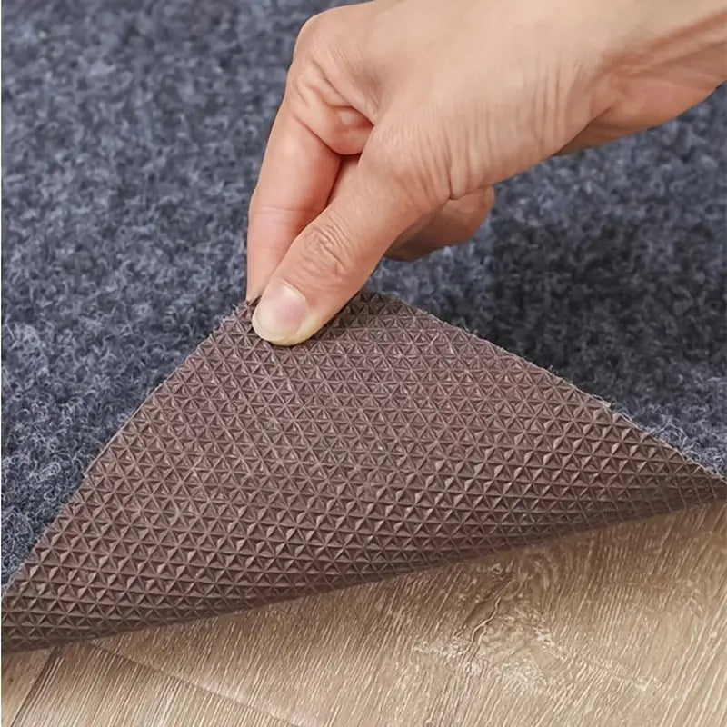 Flower & Letter Decor Non-Slip Indoor Doormat 1pc