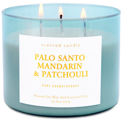 Palo Santo Mandarin Patchouli Candle