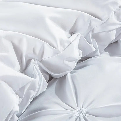 3pcs Handmade Decorative Duvet Cover Set 1 Duvet + 2 Pillowcases