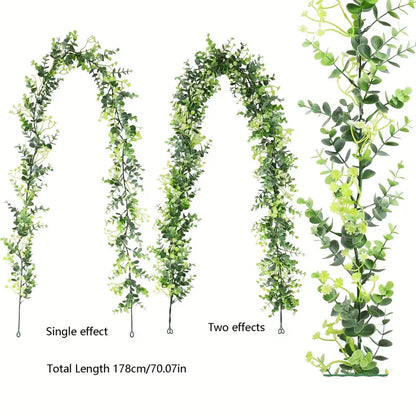 Artificial Eucalyptus Garland for Indoor Outdoor Decor