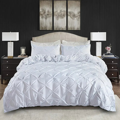 3pcs Handmade Decorative Duvet Cover Set 1 Duvet + 2 Pillowcases