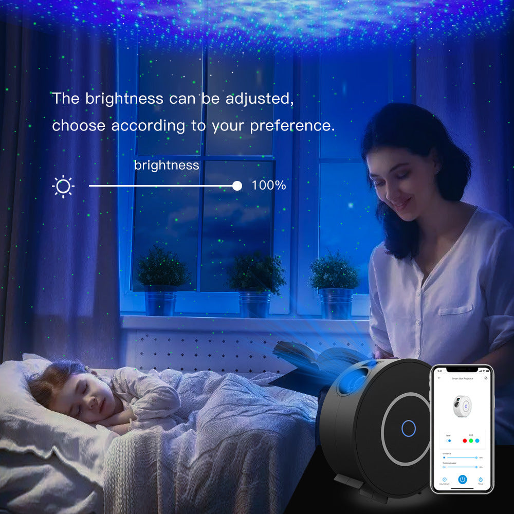 Colorful Star Projection Lamp with Smart App Control