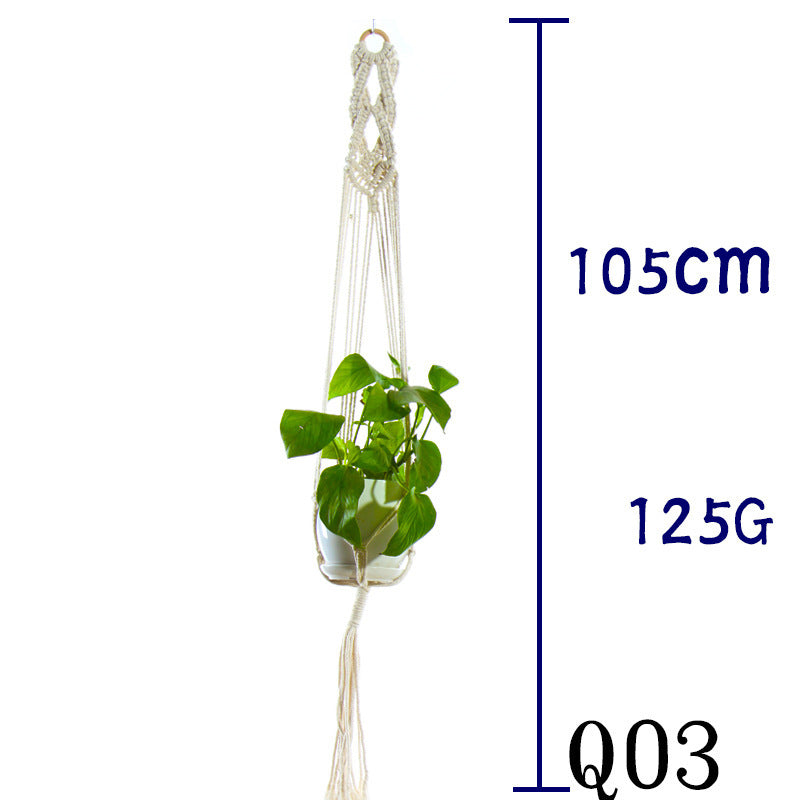 Hanging Basket Cotton Rope Plant Hanger