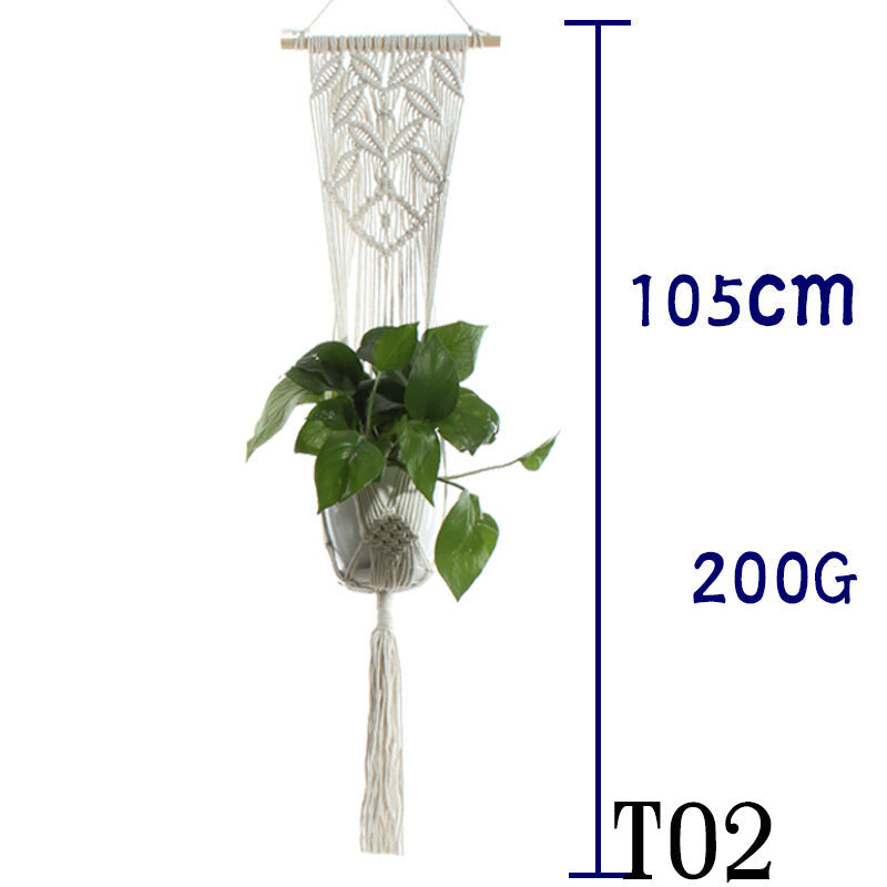 Hanging Basket Cotton Rope Plant Hanger