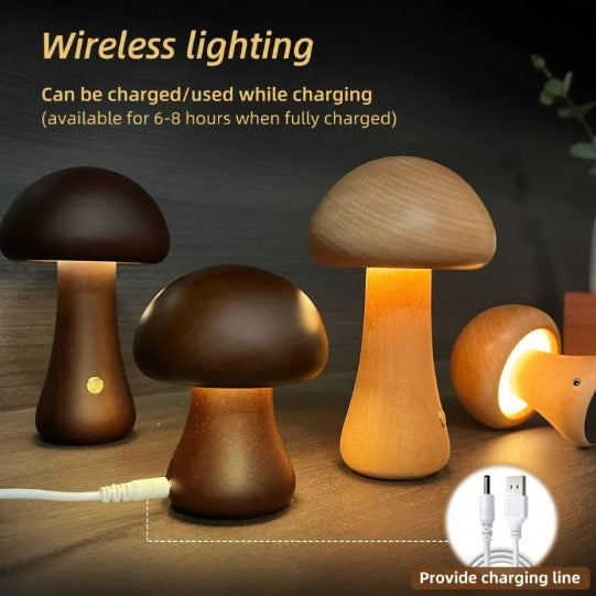 Decorative Mushroom Bedside Lamp