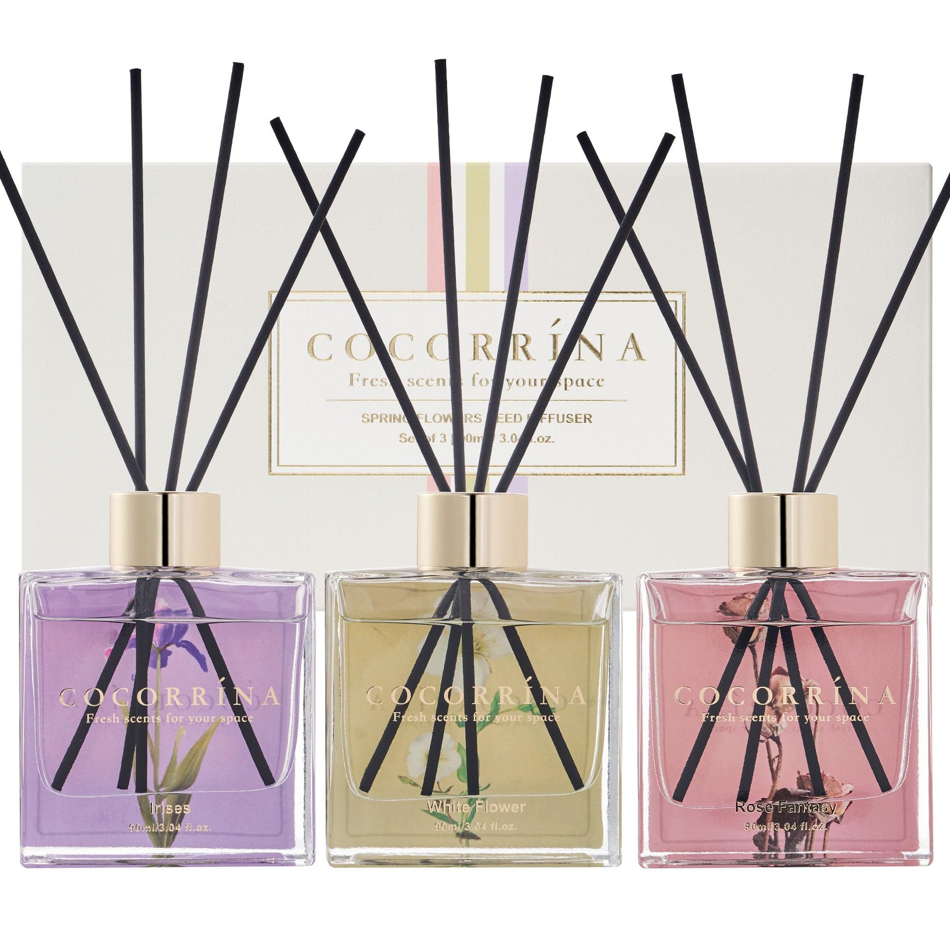 Reed Diffuser Set for Bathroom and Office