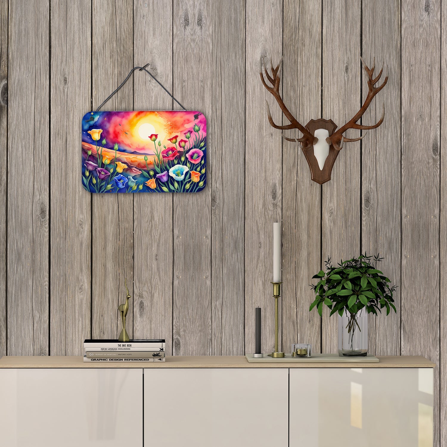 Lisianthus in Color Wall or Door Hanging Prints