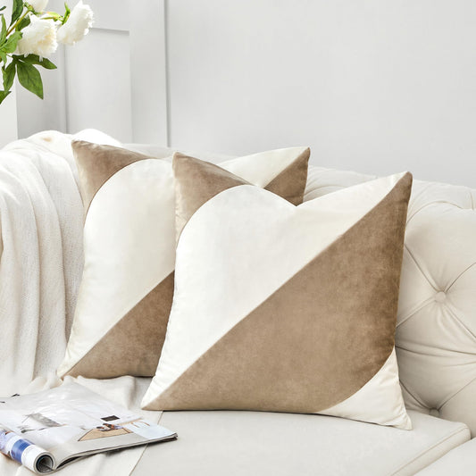 Modern Velvet Decorative Pillow Covers