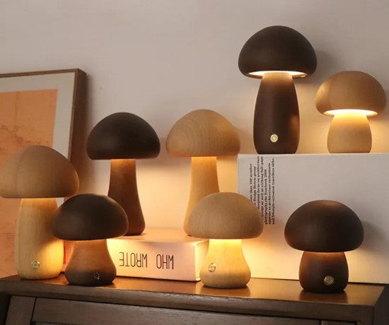 Decorative Mushroom Bedside Lamp