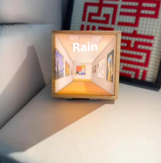 Minimalist Geometric Night Light