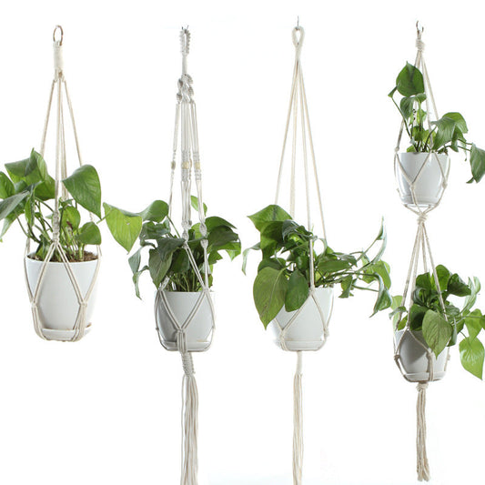 Hanging Basket Cotton Rope Plant Hanger