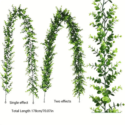 Artificial Eucalyptus Garland for Indoor Outdoor Decor