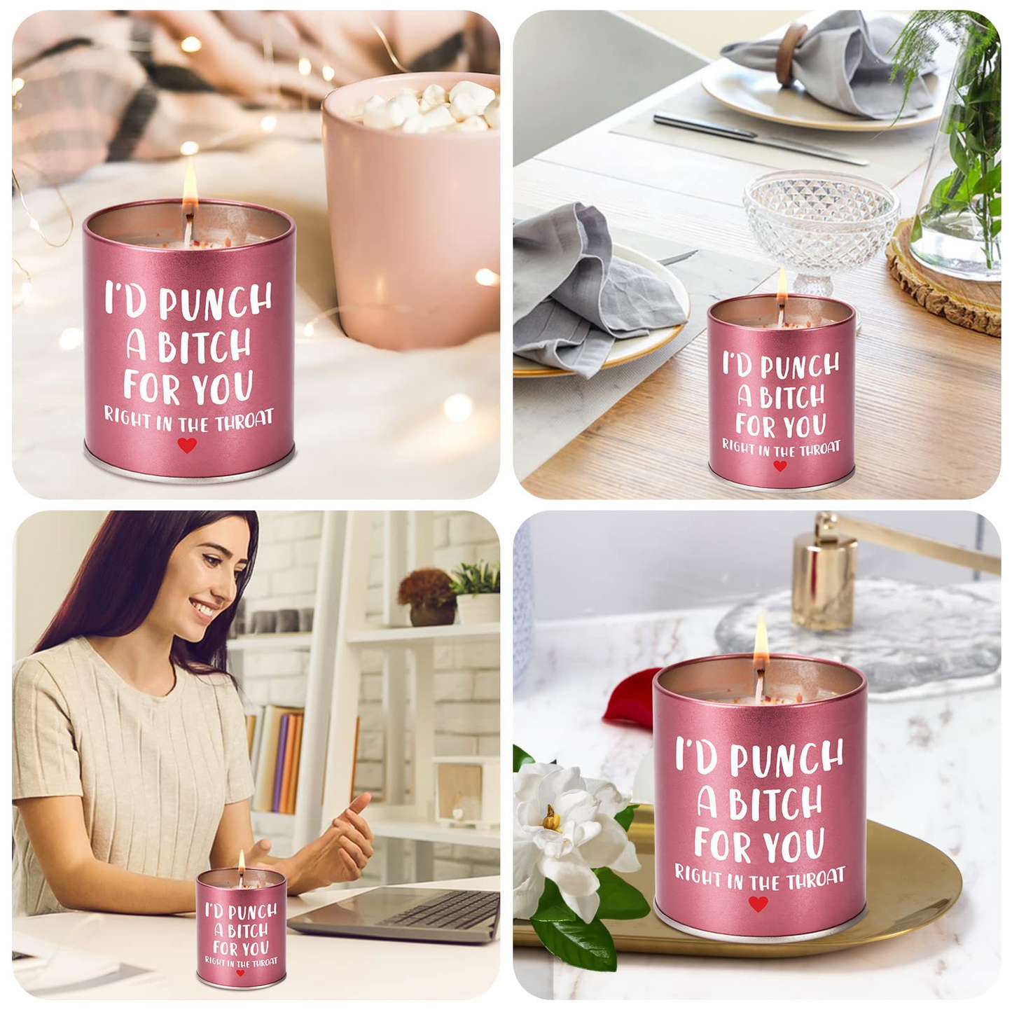 3 Wick Scented Candle for Home