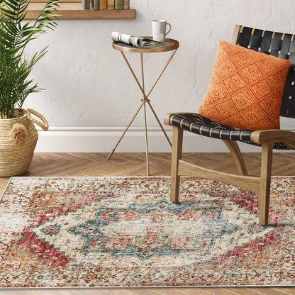 Bohemian Style Non-Slip Velvet-Look Rug One Piece