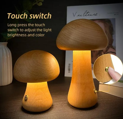 Decorative Mushroom Bedside Lamp