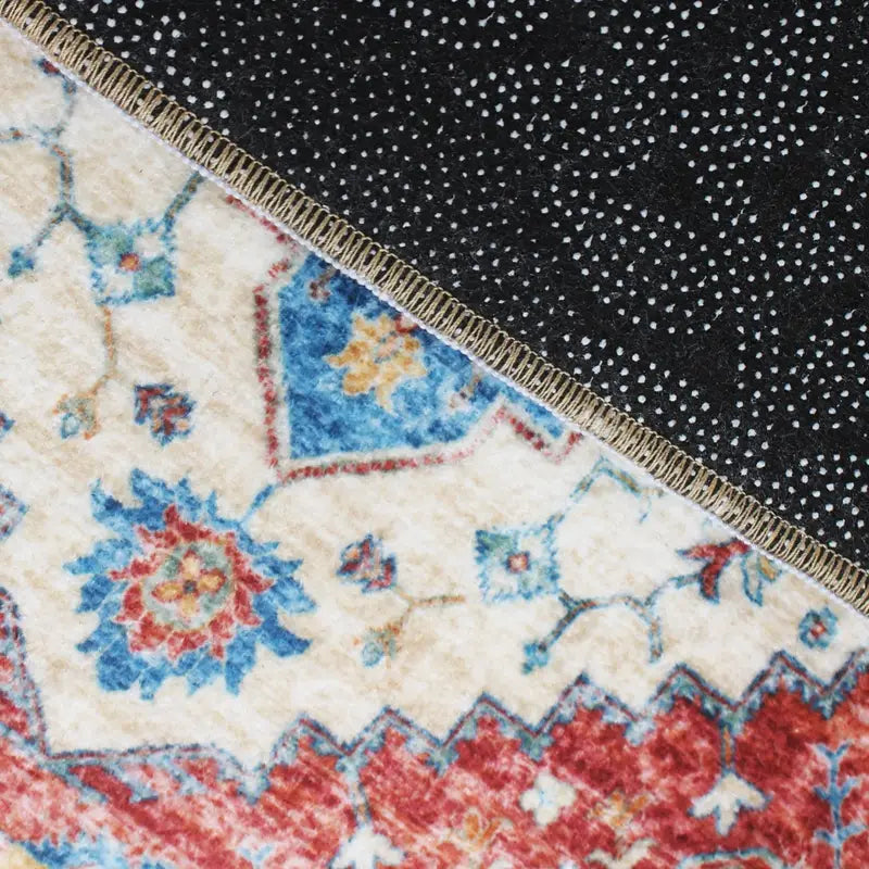 Bohemian Style Non-Slip Velvet-Look Rug One Piece