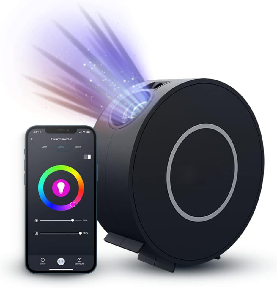 Colorful Star Projection Lamp with Smart App Control