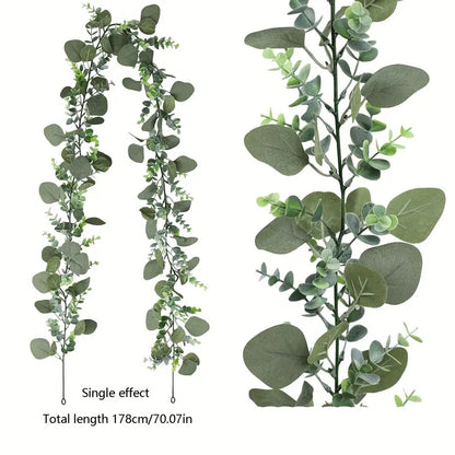 Artificial Eucalyptus Garland for Indoor Outdoor Decor