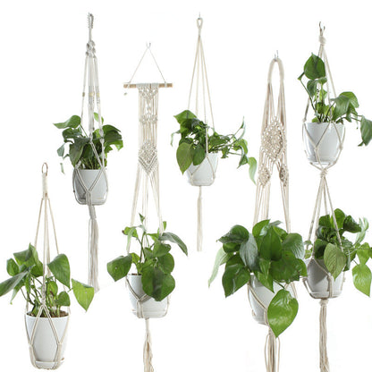 Hanging Basket Cotton Rope Plant Hanger
