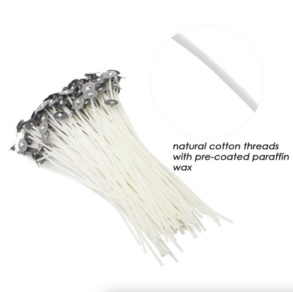 6 Inch Candle Wicks for DIY Candles