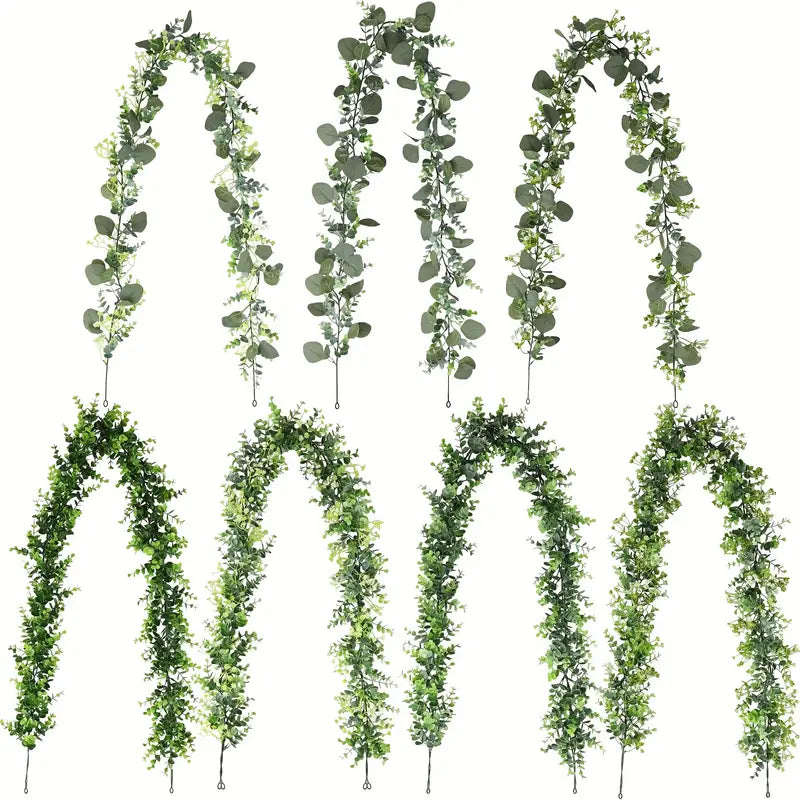 Artificial Eucalyptus Garland for Indoor Outdoor Decor