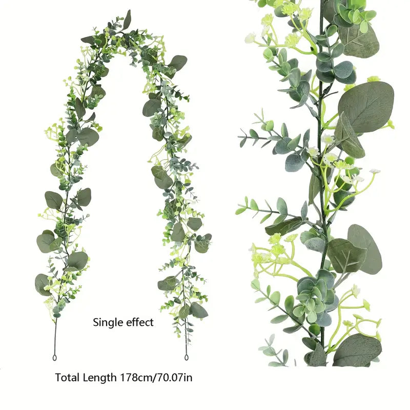 Artificial Eucalyptus Garland for Indoor Outdoor Decor