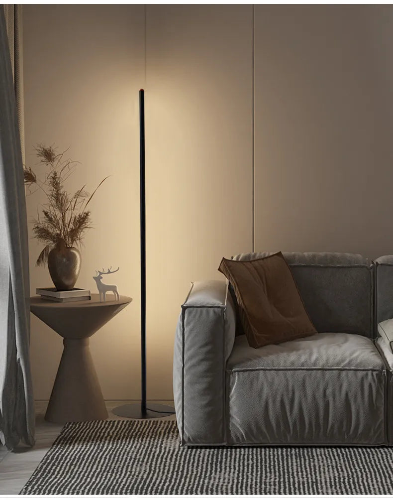 Dimmable LED Corner Floor Lamp