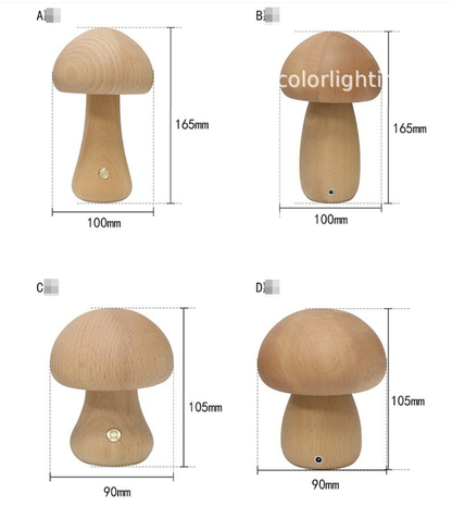 Decorative Mushroom Bedside Lamp